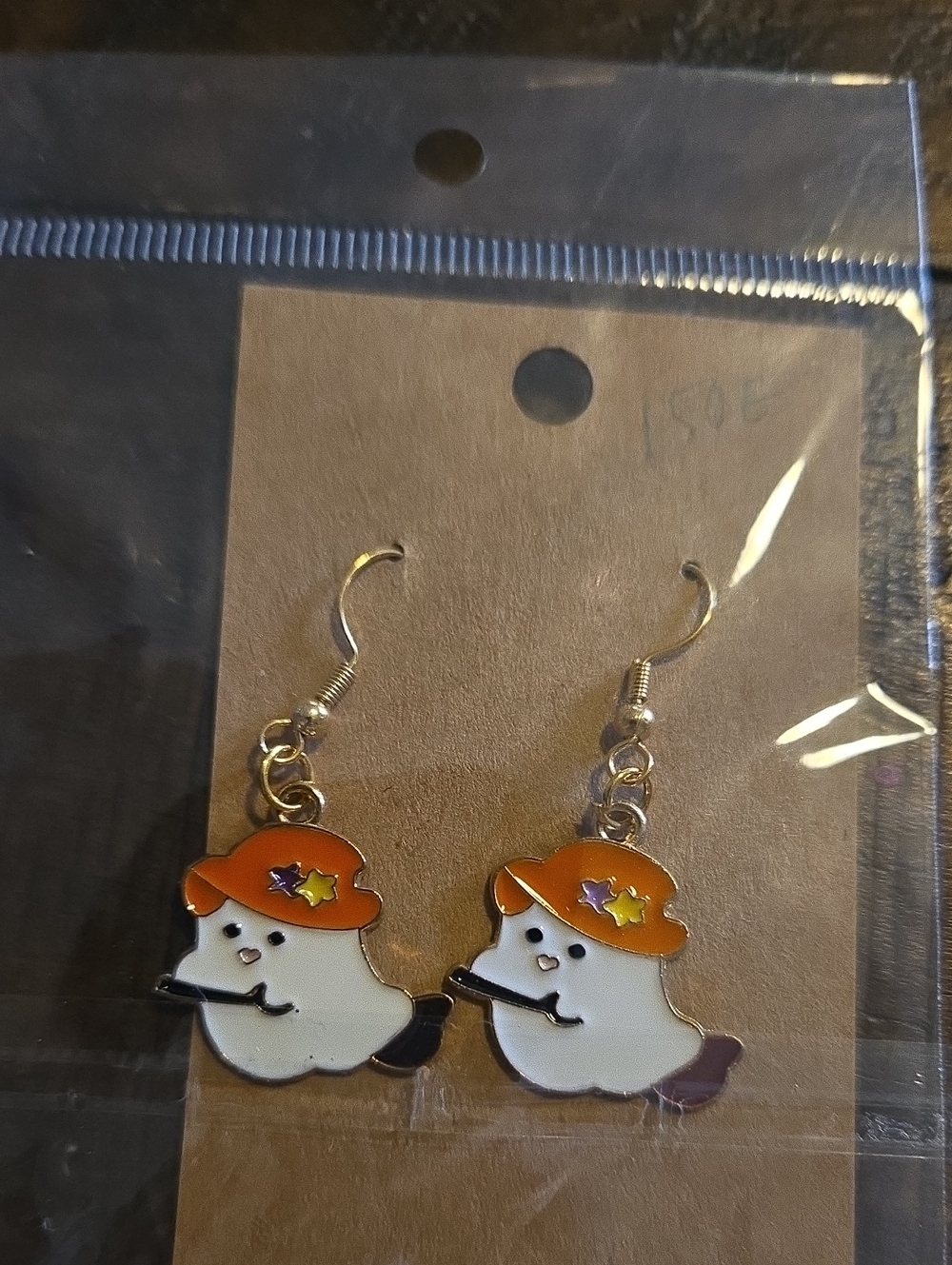 Halloween Ghost Drop Earrings